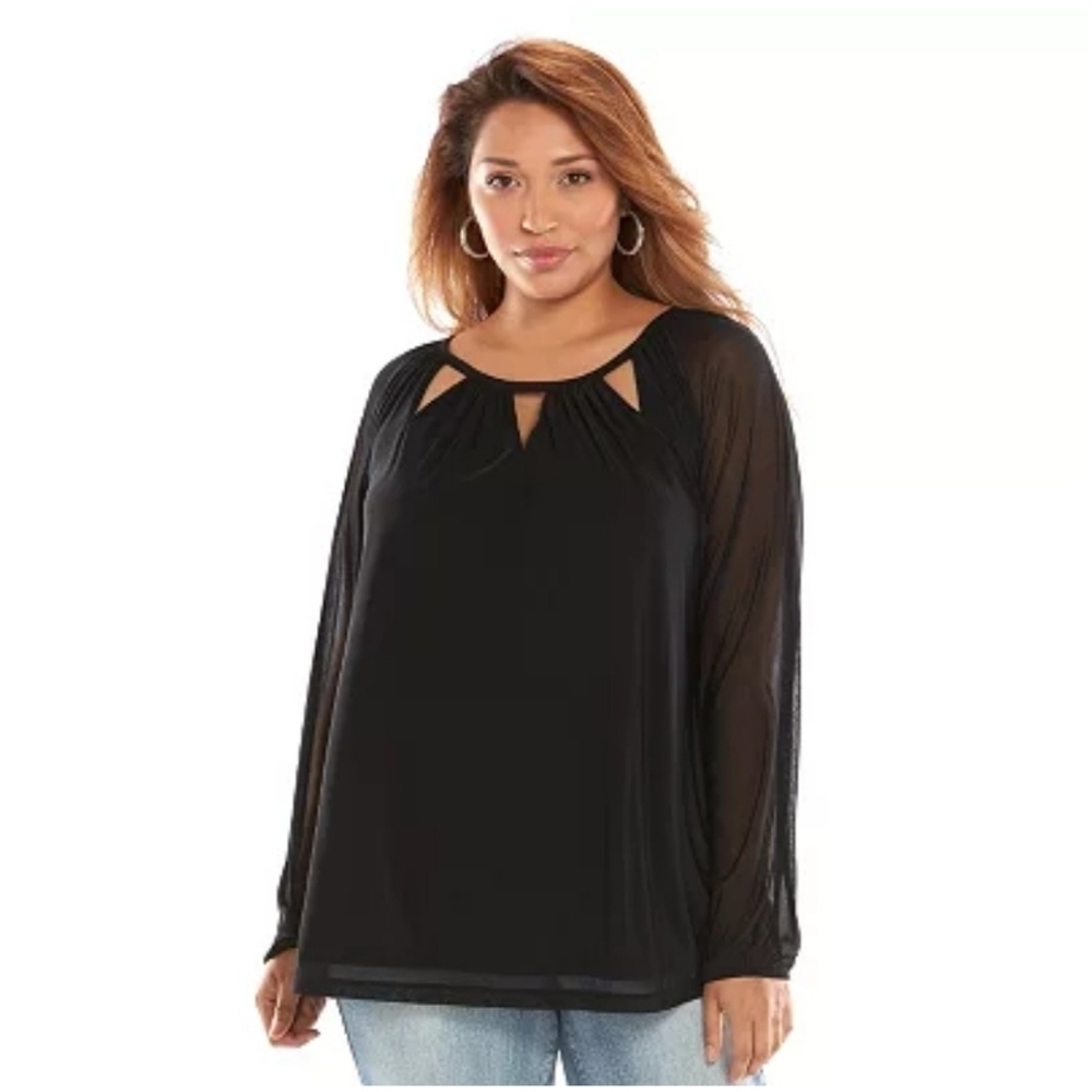 🍒SHEER JENNIFER LOPEZ BLOUSE